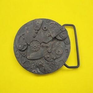 American Watchmakers Watch Clock Parts Steampunk Vintage‎ Belt Buckle